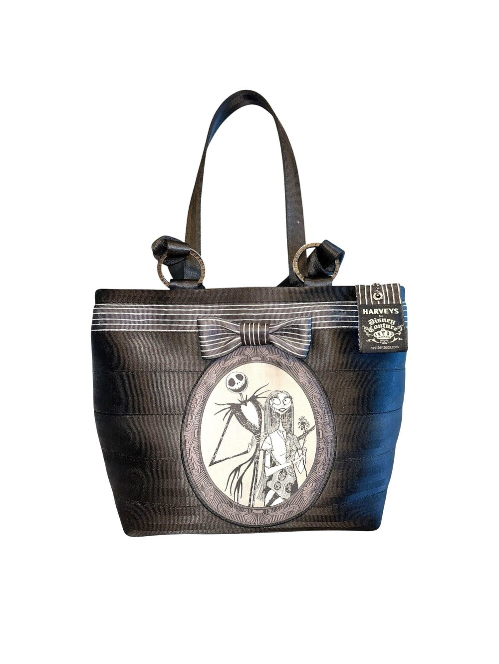 Harveys Disney Couture Nightmare Before Christmas Jack Sally Carriage Ring Tote